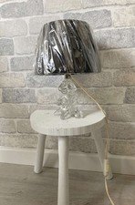 Petite lampe pied en cristal