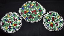Ancien service assiettes desserts plat VILLEROY BOCH Wallerfanger prunes 2595