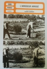 CARTE FICHE CINEMA 1895 L'ARROSEUR ARROSE Francois Clerc Duval