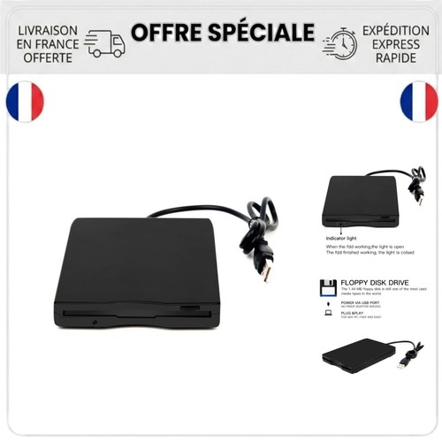 Lecteur disquette usb externe - lecteur,