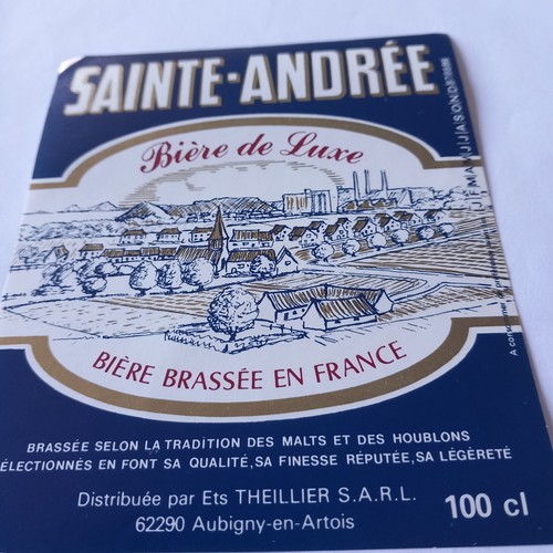 étiquette bière sainte andre - Étiquette,