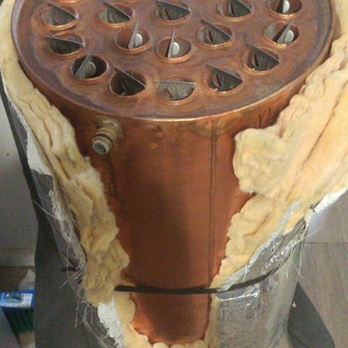 Chauffe eau ancien cuivre - chauffe-eau,