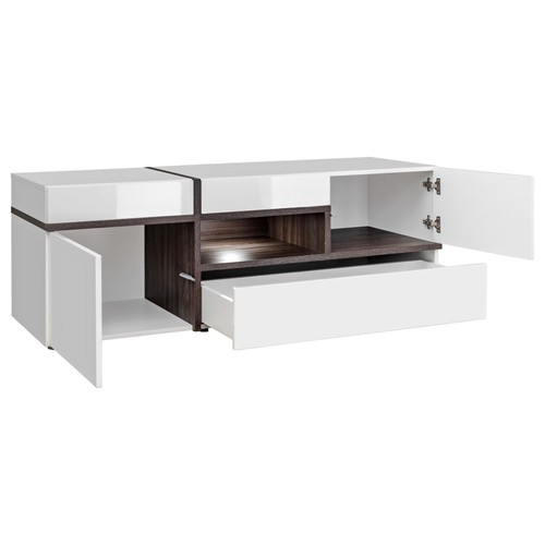 Meuble design led cross - tv,
