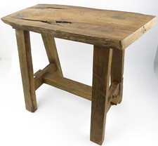 Small Teak Bench Wood Root Teak Stool in B
