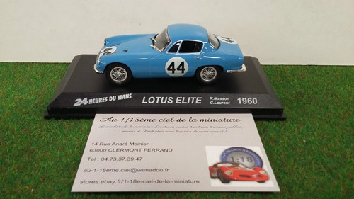Lotus elite 1960 - 1960, le