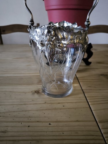 Seau glace cristal - À, en