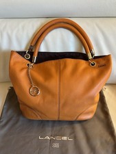 Sac Lancel cabas Cuir Orange