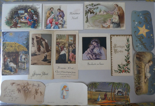 Lot antique pious images - lot,