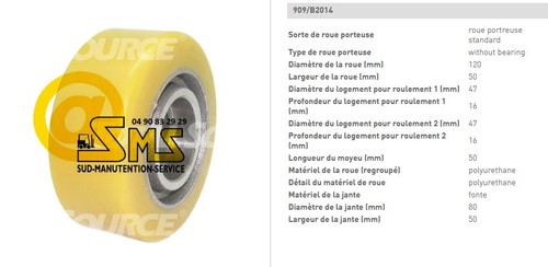 Roue stabilisatrice 120 50 - roue,