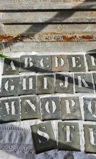 ANCIENS POCHOIRS EN ZINC