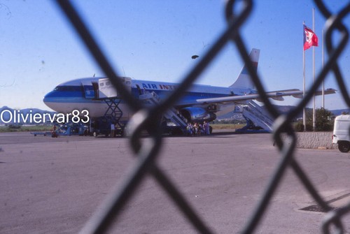Diapositive photo 1988 avion - -,