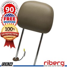 11-16 TOWN COUNTRY Active Front Headrest TAN Vinyl Leather Brown Head Rest OEM
