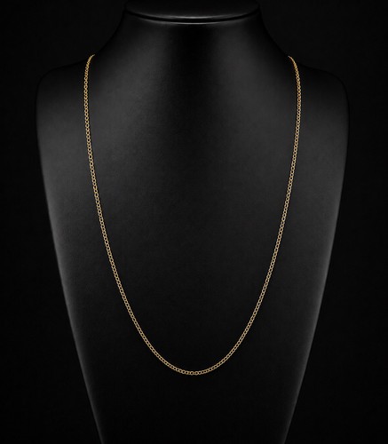 Collier chaîne or - 55, cm