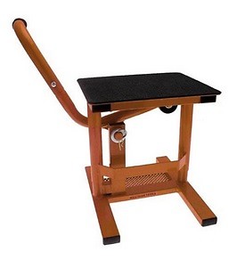 Leve moto cross tabouret
