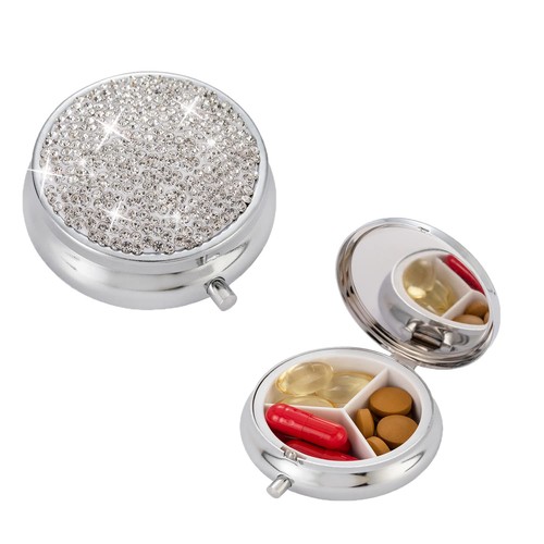 Boîte pilules bling 3 - boîte, à