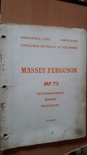 Massey ferguson faucheuse - ferguson, mf73
