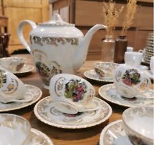 Service À Vaisselle  porcelaine de Limoges ancienne vintage 1963, liseret doré