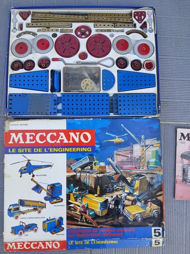 Boite meccano complete d - meccano, n°5
