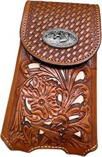 7" HORSE  POUCH BELT LOOP CELL PHONE HOLSTER CASE WESTERN UNIVERSAL #EH12691