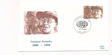D73417 Belgium FDC P.802 Constant Permeke Lier