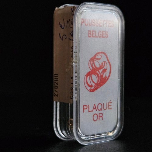 Poussette belge plaqué - , or