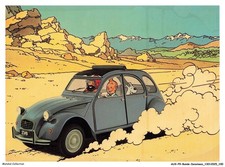 AUXP9-0576-COMICS - THE ADVENTURES OF TINTIN - CITROEN AND COMICS