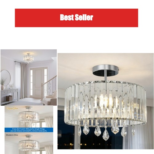 Anwio lustre cristal argent - anwio,