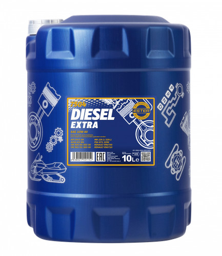 Litres mannol diesel extra - 10,