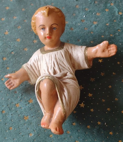 Antique santon enfant - antique, de