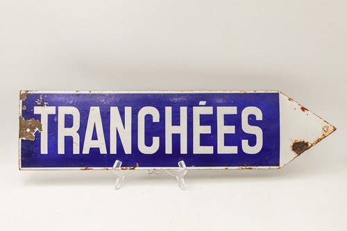 Ancienne plaque émaillée