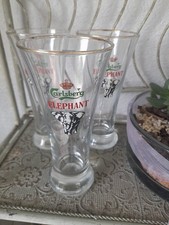 3 Verres Carlsberg Éléphant