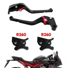 Moto Longue Leviers Frein Embrayage Pour VESPA GTS 300 Super Black A