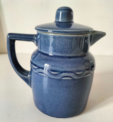 Pichet grès bleu nuancé - pichet,