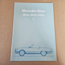 Brochure 1983 MERCEDES 280 SL
