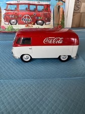 Vintage Volkswagen Sólido bus 1966 VW Coca Cola Panel delivery bus 1:18 DieCast