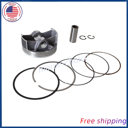 Piston rings kit - piston, for