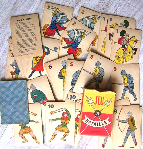 Jeu cartes ancien - jeu, :