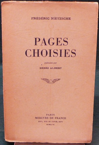 Frédéric nietzsche pages - frédéric,