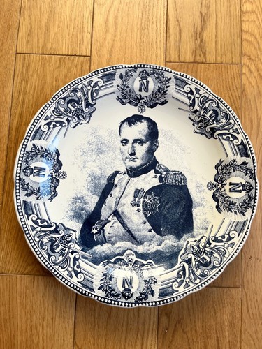 Plat ancien faience boch - plat, en