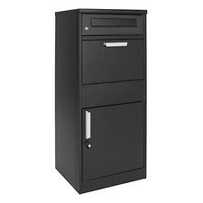 Boite à paquet Noire Sur pied