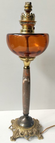 Lampe petrole verre couleur - lampe,