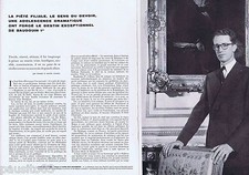 COUPURE DE PRESSE CLIPPING 1958 Le Roi Baudouin 1er (7 pages)