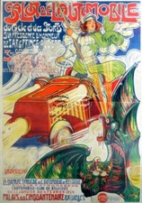 BRUXELLES SALON AUTO 1904 Rdtt - POSTER HQ 40x60cm d'une AFFICHE VINTAGE