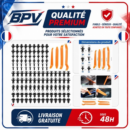 Clips fixation carrosserie