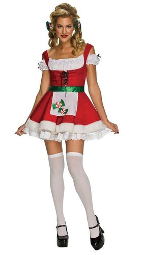 Robe costume sexy noël - robe,
