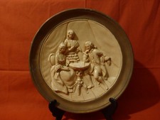 plaque murale en platre,scéne