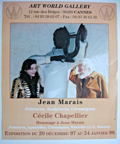 Affiche jean marais - marais, -cecile