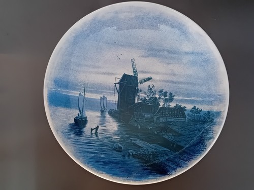 Ancien grand plat - , assiette
