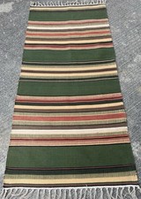 Tapis kilim 140x70cm tissé Main Teppe géométrique teppich rugs alfombra Kelim