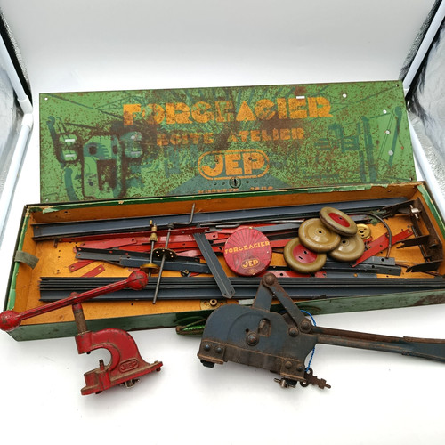 Jouet ancien tôle jep - jouet,